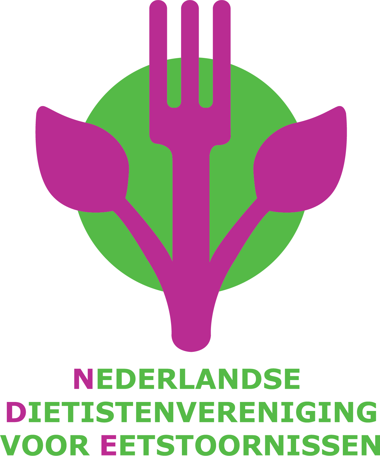 Nde logo staand transparant